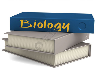 硬封面书有生物学文字3D翻版图片