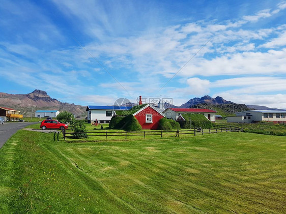 冰岛典型的小房子图片
