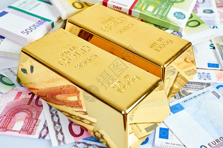 货币欧元现金背景图片
