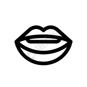 说话的嘴唇插画