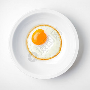 白板上的炒蛋底孤立于图片