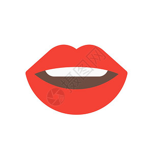 说话的嘴唇插画_说话的嘴唇卡通_说话的嘴唇插图_手绘_板绘_摄图网