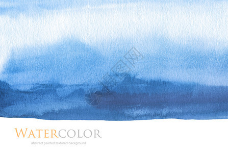 抽象的丙烯和水彩色画背景纹理纸孤立的图片