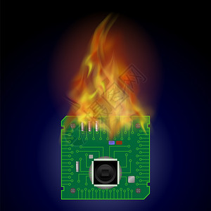 现代计算机技术背景燃烧电路董事会模式高技术印刷符号高技术图片