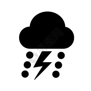 天气符号沙尘暴云雨图标背景