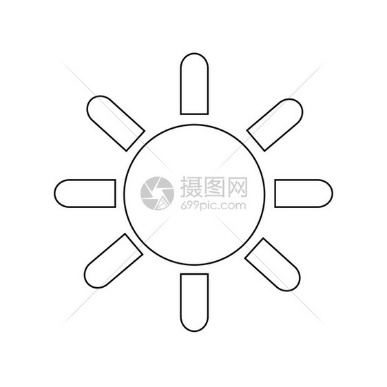 太阳图标图片