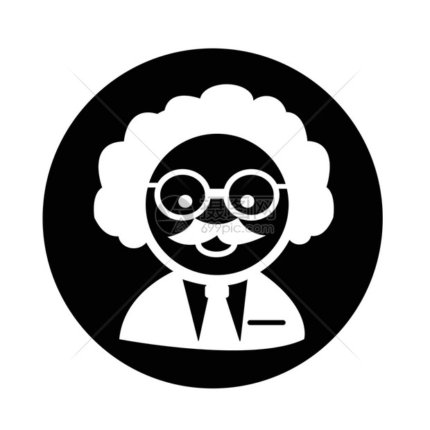 科学家教授图标高清图片下载-正版图片304318000-摄图网