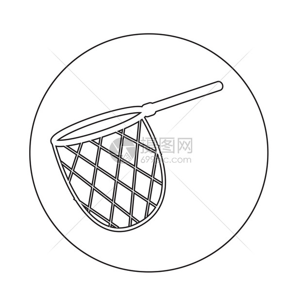 捕渔网图标