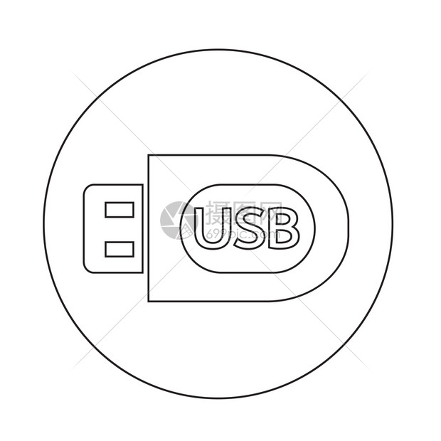 usb图标高清图片下载-正版图片304318339-摄图网