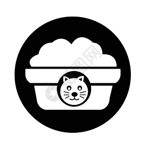 饮食图标宠猫食品图标背景