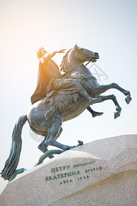 俄罗斯圣彼得堡大帝纪念碑图片