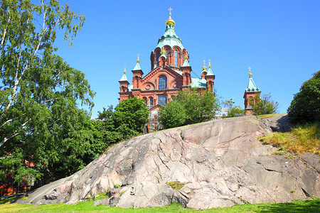 芬兰赫尔辛基Uspensky大教堂图片