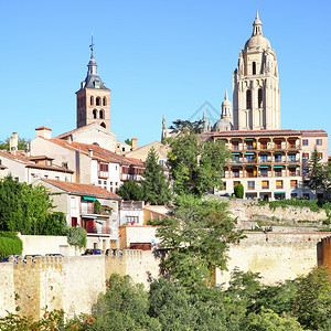 贝尔塔和西班牙塞戈维亚老城图片