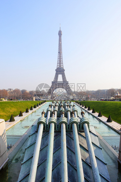 法国巴黎埃菲尔铁塔Trocadero的视频图片