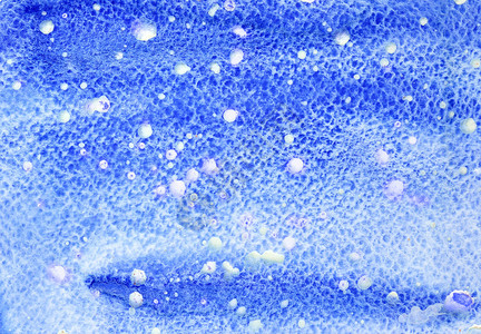 深蓝色冬季水彩纹身背景带有抽象的雪花图片