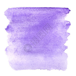 蓝色紫花水彩刷抽象背景图片