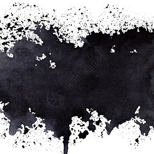涂黑纸条Grunge抽象背景鼠标插图图片