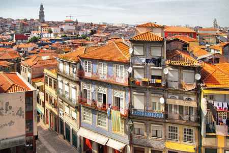 葡萄牙波尔图的片全景视图片