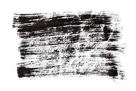 黑笔刷泥抽象背景图片