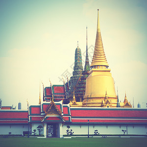 泰国曼谷的WatPhraKaeo寺庙图片