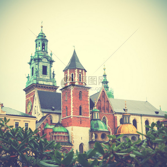 波兰克拉科夫的Wawel城堡图片