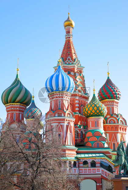 莫斯科红广场圣巴西尔大教堂图片
