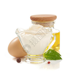 橄榄油和蛋黄酱图片