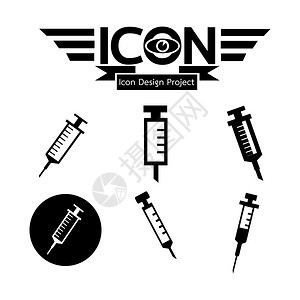 Syringe符号图标图片