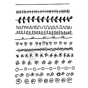 手划线边框图片