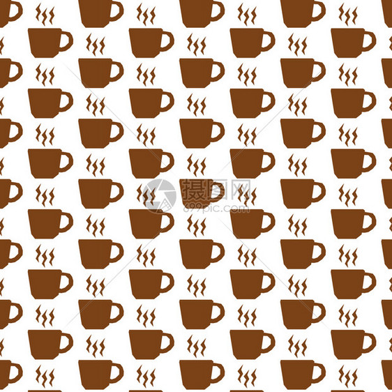 热咖啡杯图标图片