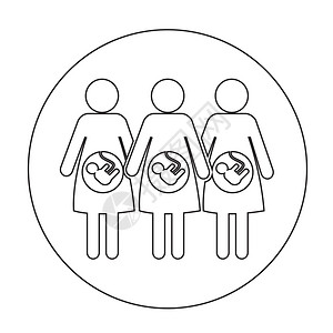 孕妇图标图片