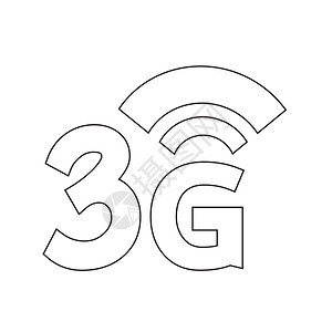 3G无线Wifi图标背景图片