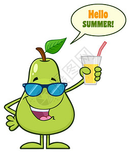 果汁微笑juice关于白背景的孤立插图有演讲泡和短信插画