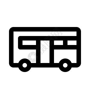 白色背景的捷交车公交车卡通图图片
