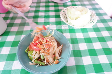 木瓜沙拉泰兰食品图片