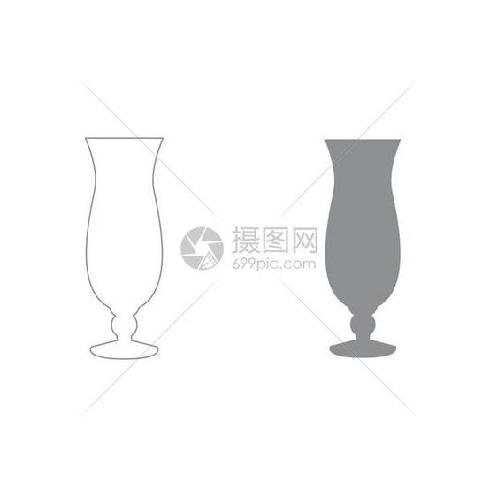 鸡尾酒玻璃图标图片