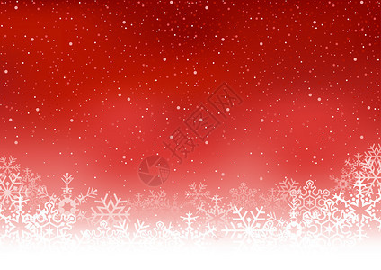 圣诞雪花背景图片