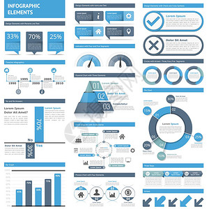 信息要素时间表条形图金字塔表流程饼进工作流步骤选项百分比统计矢量eps10插图背景图片