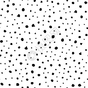 白色背景的点墨黑图案几何Polka电离质变点墨黑图案图片