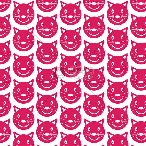 背景模式CatFace情感图标图片