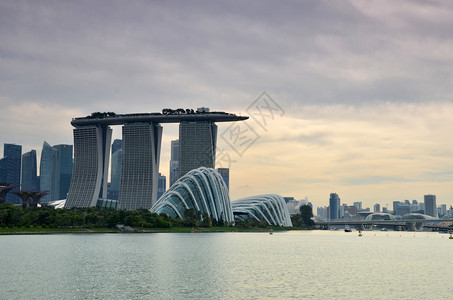 新加坡现代经济区天线地貌建筑图片