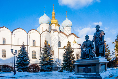 俄罗斯鞑靼坦喀山克里姆林宫安公教堂图片