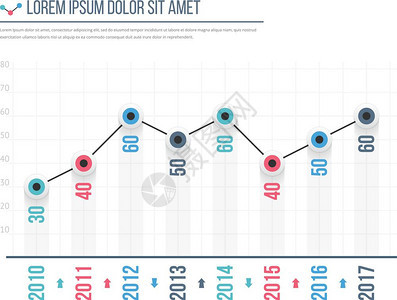 线图模板商业信息图矢量eps10插图图片