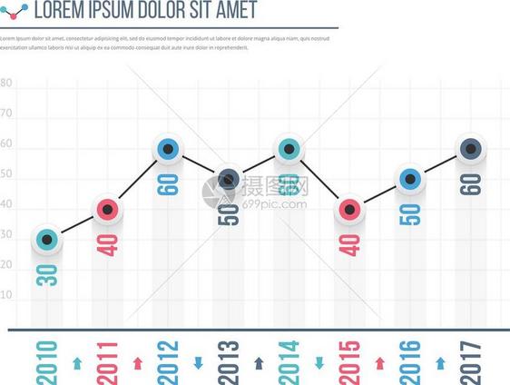 线图模板商业信息图矢量eps10插图图片