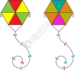 Kite收藏各种设计矢量艺术说明图片