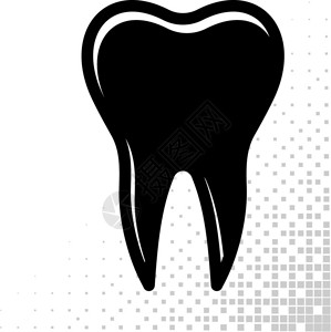 牙图设计医疗矢量艺术说明图片