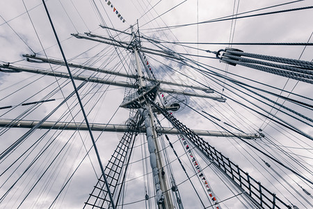 旧帆船旗高架舶护舰旗高架舶护舰旗和帆护旗和图片