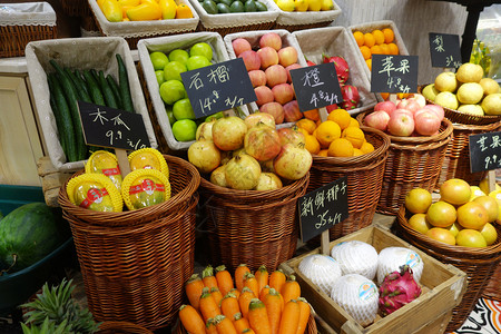 上海市场新鲜水果图片