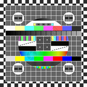 没有信号电视屏幕图片