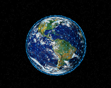 带有恒星的地球在黑色上隔离的地球模型元素有恒星的地球在黑色上隔离的地球模型由美国航天局提供的这一图像元素有恒星地球在黑色上隔离的图片
